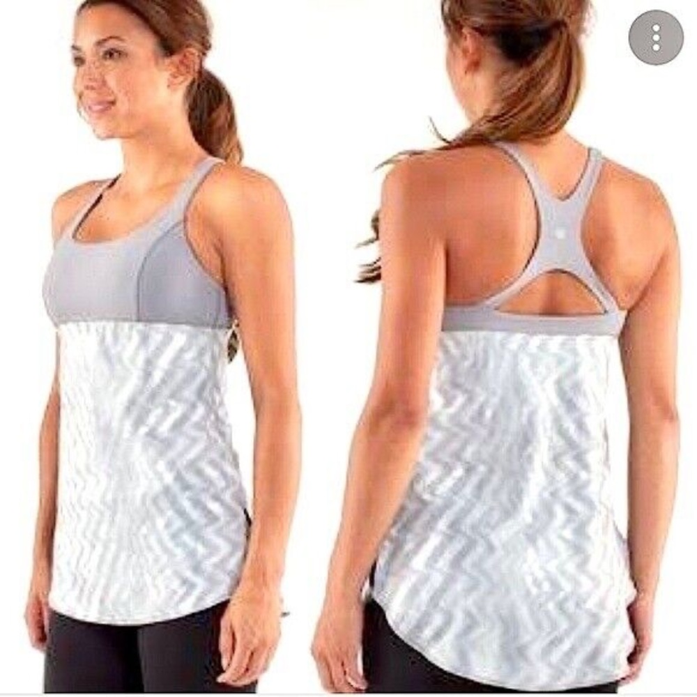 Lululemon Venus Tank in Grey womens Size 4 .